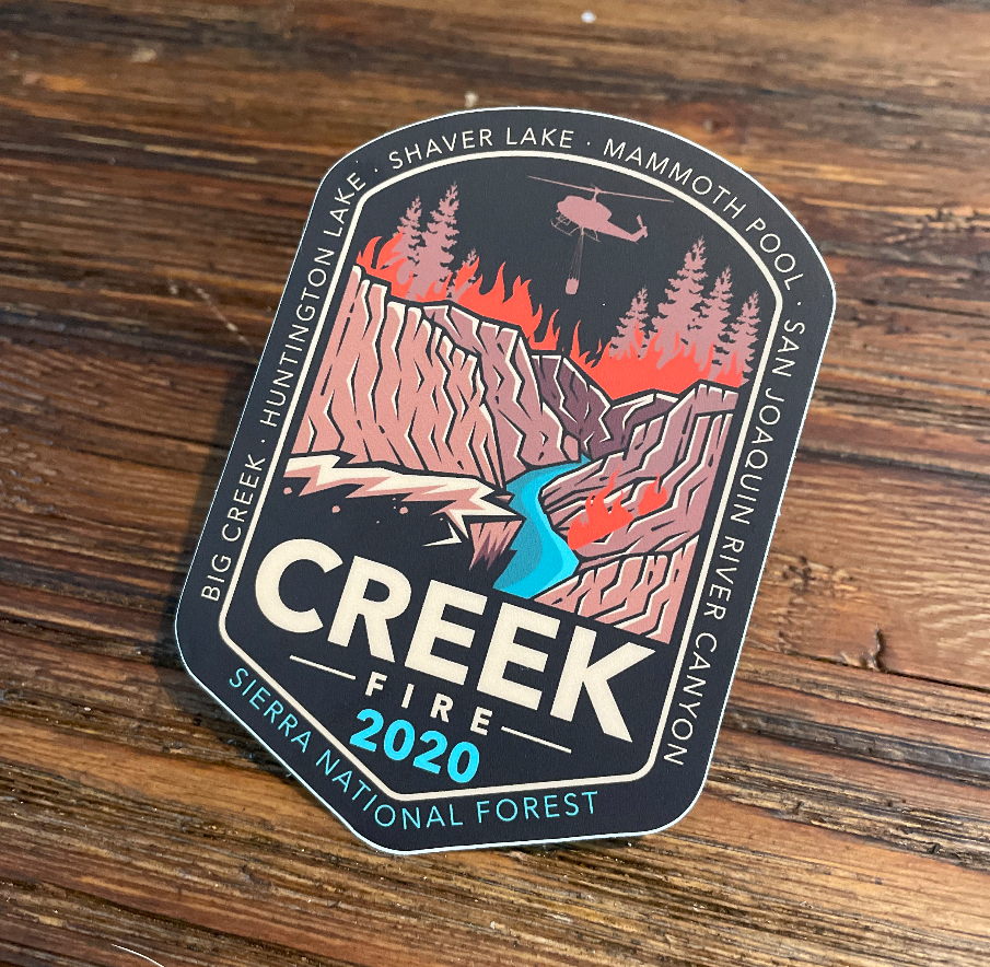 CREEK Fire Sticker - 3-Pack